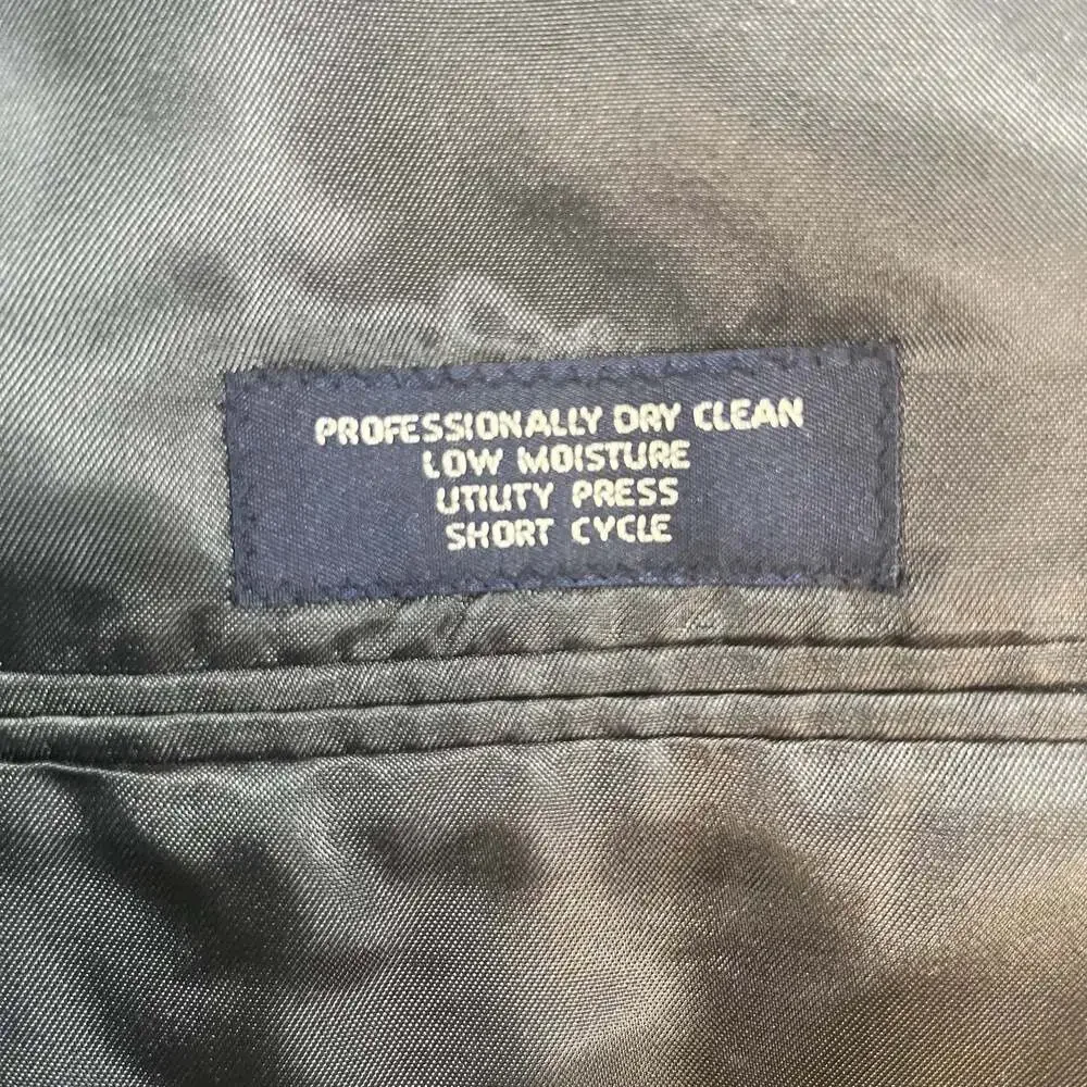 Jos. A. Bank Executive Collection 100% Wool Grey Herringbone Blazer Men’s42R
